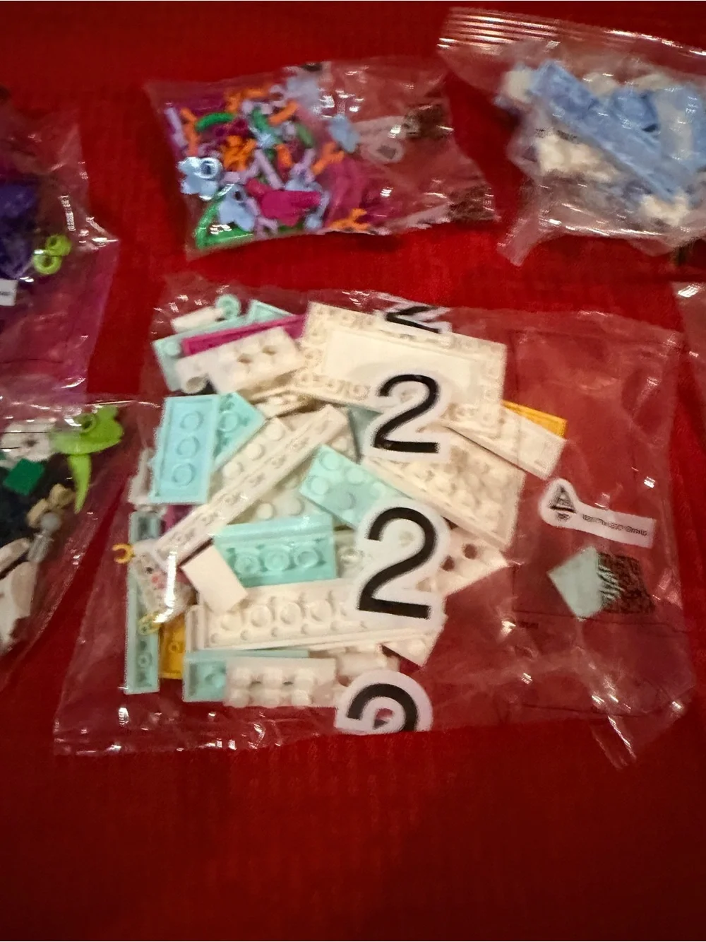 Lot of new Legos in bags